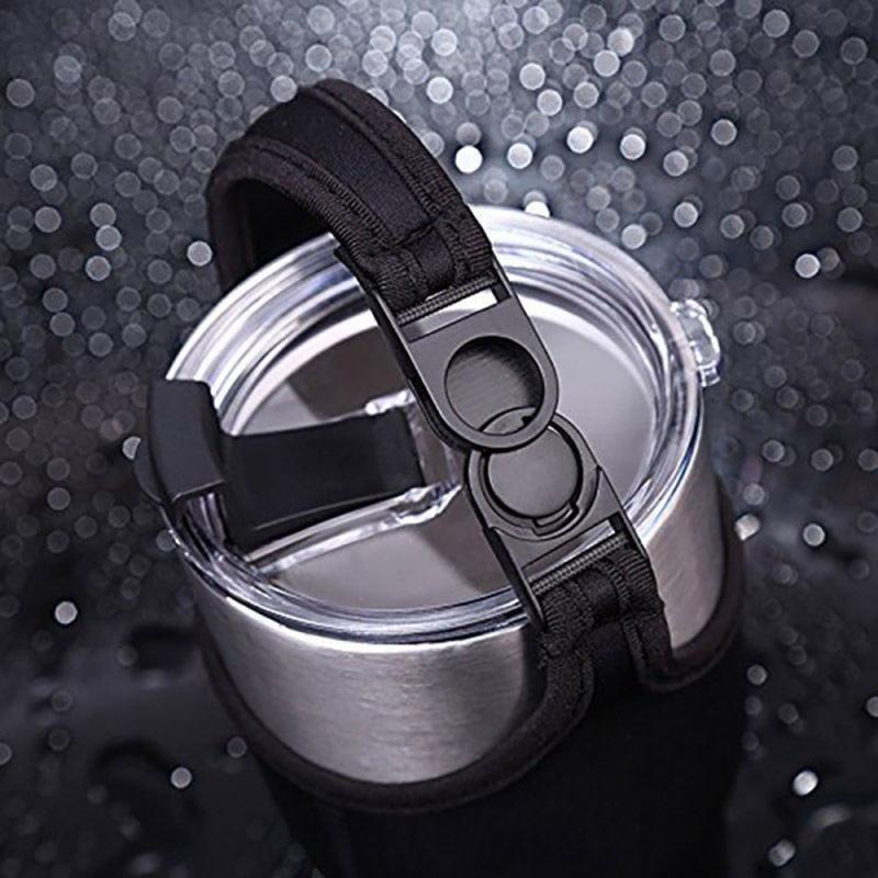 Handheld Strap Water Bottle Protective Cover Insulation Cup Cover Anti-scald Folding Insulation Water Cup Cover Bag 30oz