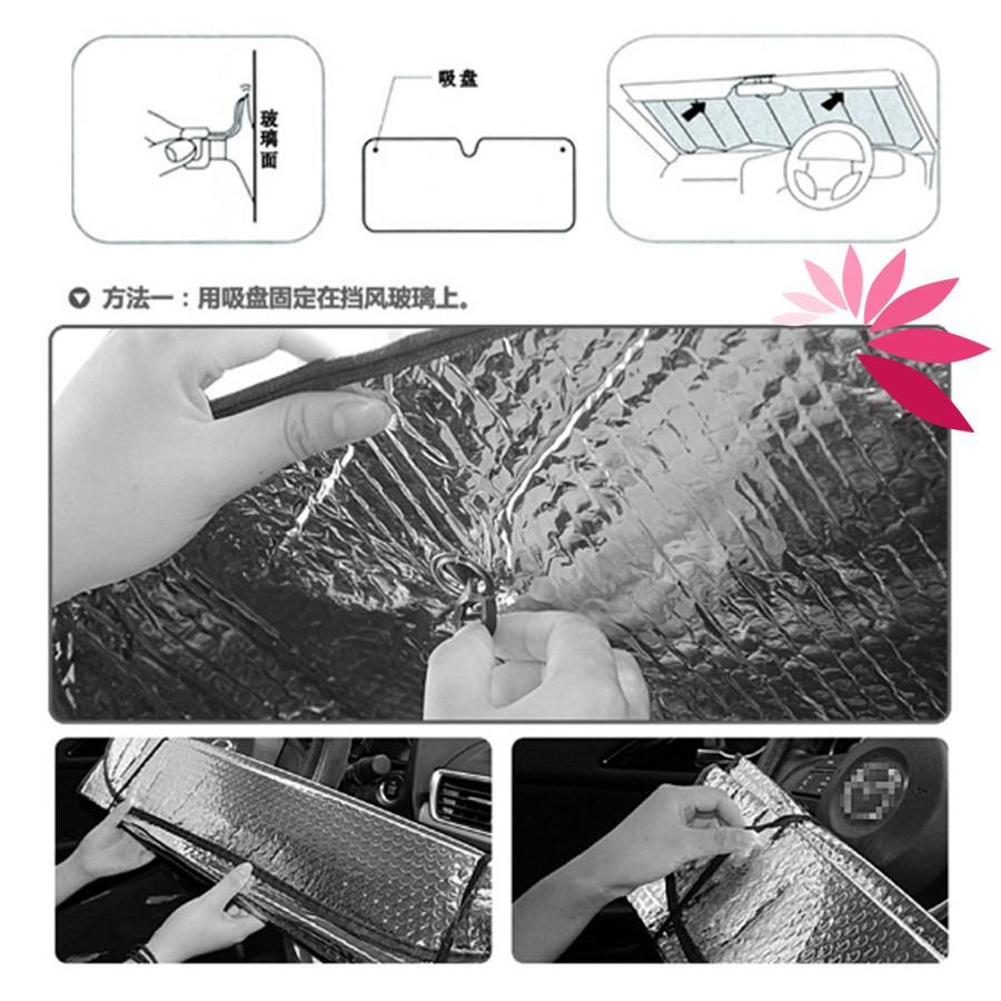 Rèm chắn nắng cho Ô tô Tấm chắn nắng , chống nắng kính lái ô tô xốp bạc