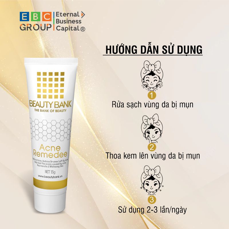 [BEAUTY BANK] Kem mụn, giảm thâm, nhanh lành sẹo, trắng da, dưỡng da ACNE REMEDEE