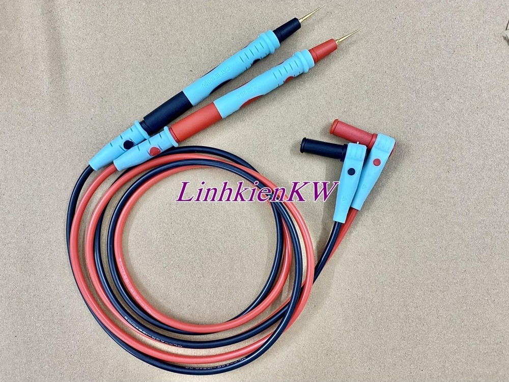 Bộ Dây đo silicon kim vàng nhọn 1m có thể tháo rời.