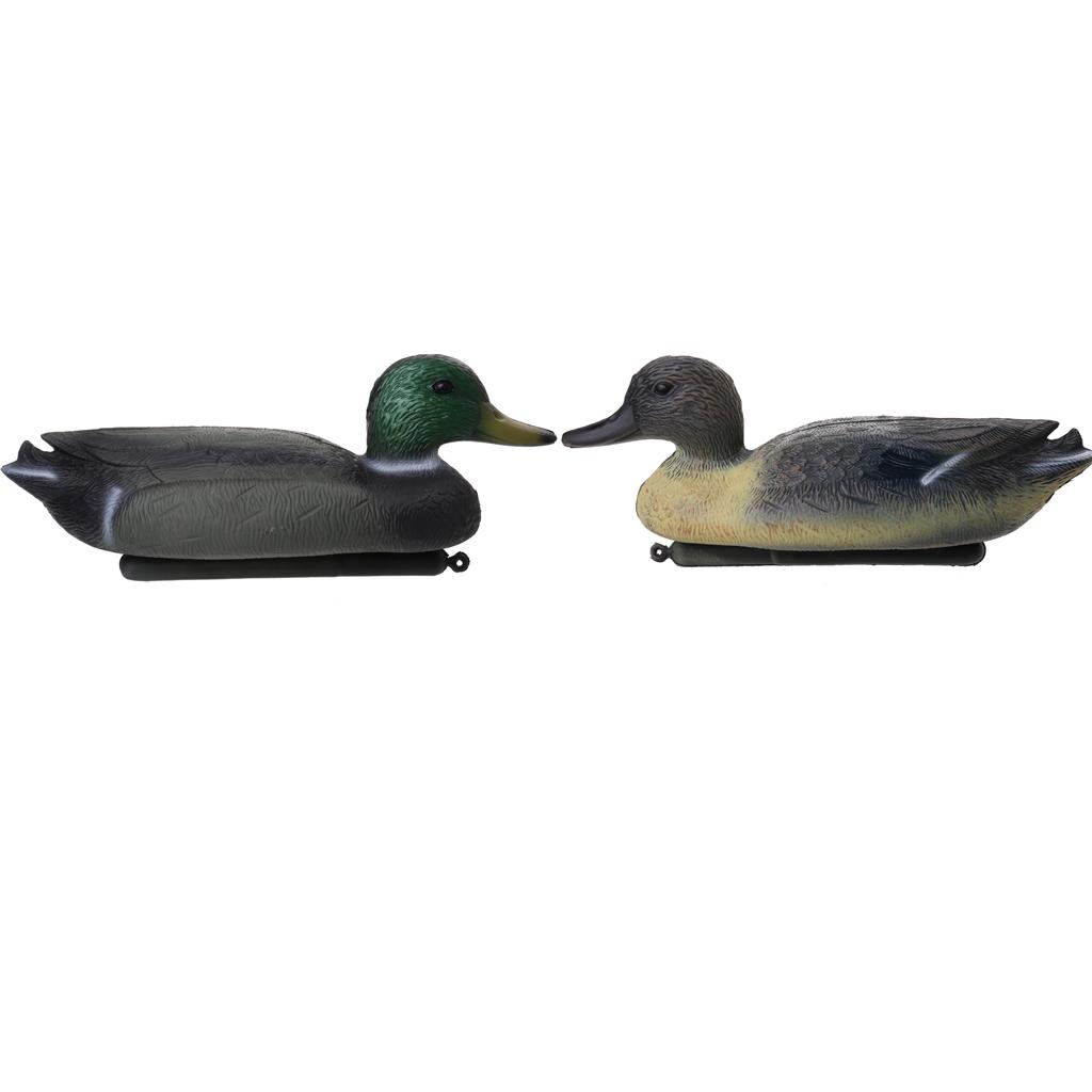 6x Hunting Gear PE Mallard Duck Decoy with Floating Keel for Outdoor Hunting Fishing Photography
