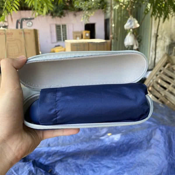 Ô Dù Gấp Gọn Mini 19cm, Dù Che Mưa, Dù Chống Tia Uv Mini Siêu Gọn 8 Xương, Có Hộp Đựng Chống Sốc - Hàng Chính Hãng - Giao Màu Ngẫu Nhiên