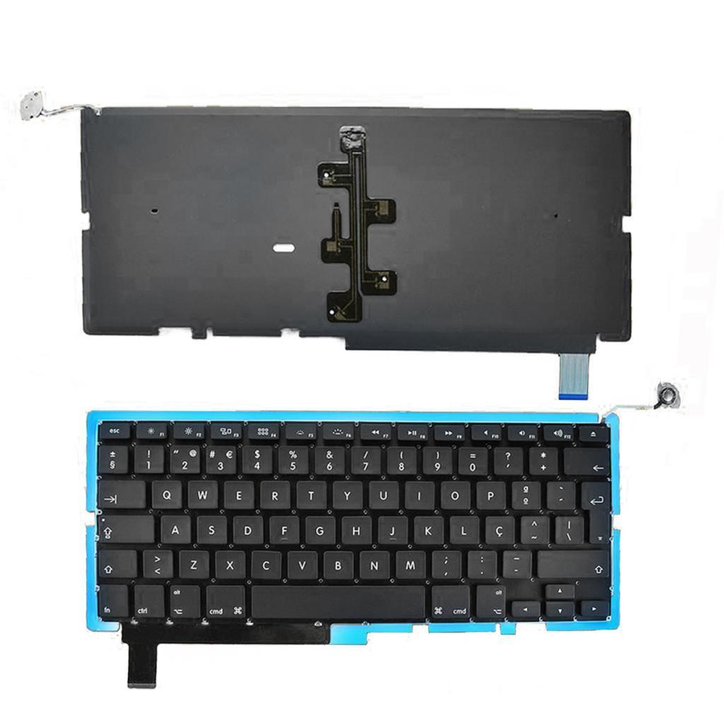 Hình ảnh Computer Desktop Keyboard Black Portuguese Fits for   Pro A1286