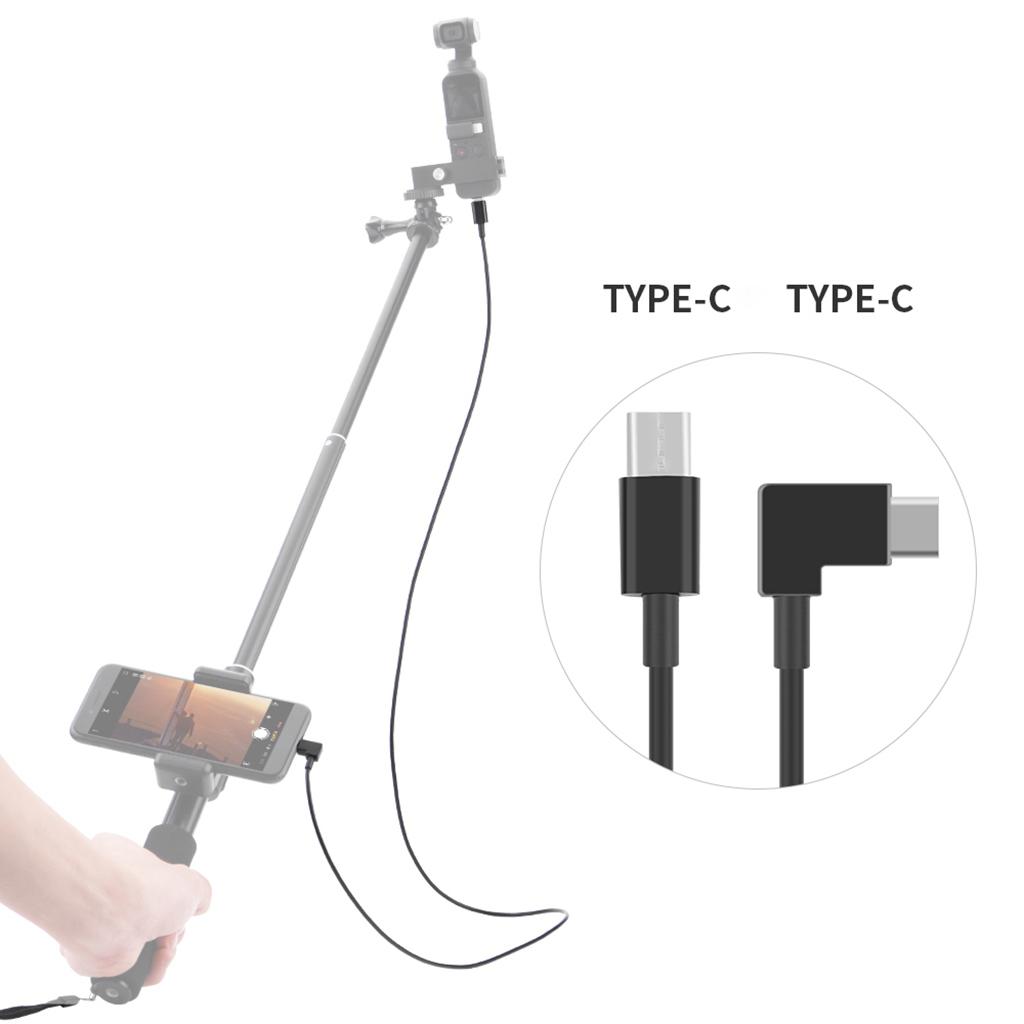 Data Sync Adapter Cable From Type C to Micro USB Extension Cable for OSMO