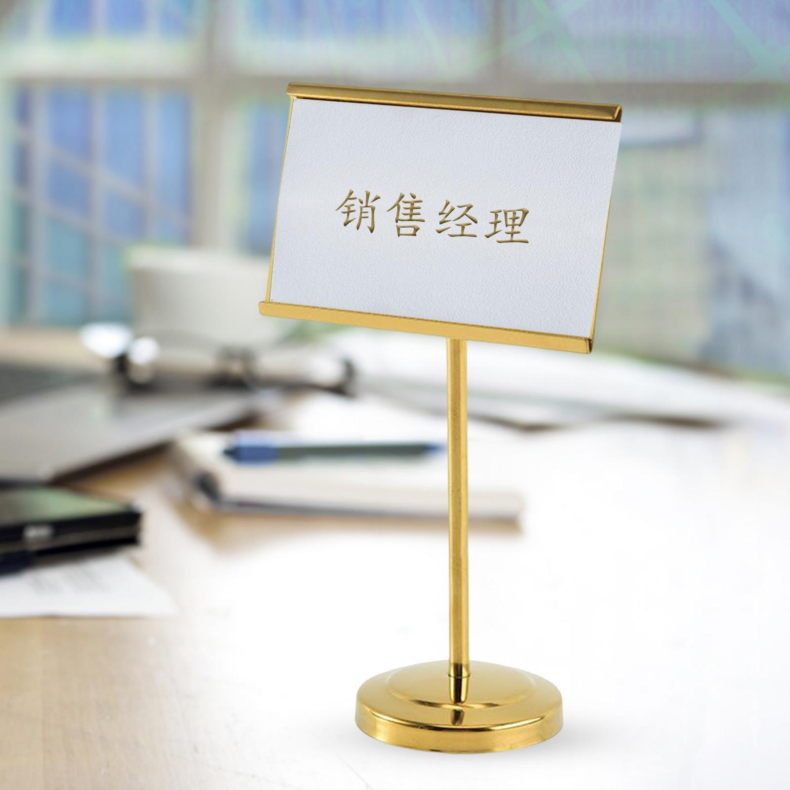 Business Card Holder for Desk Card Name Stand Display for Exhibition