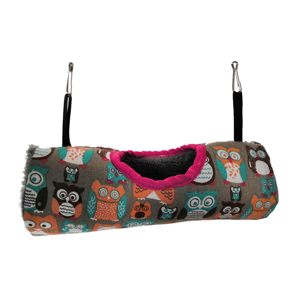 Small Animal Tunnel Hammock Toy Hut Soft for Hamster Sugar Glider Pet Supply