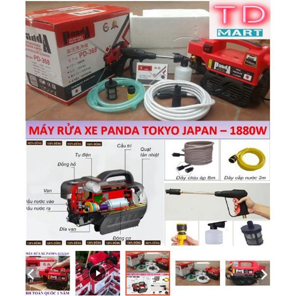 MÁY RỬA XE ÁP LỰC CAO PANDA 1880W