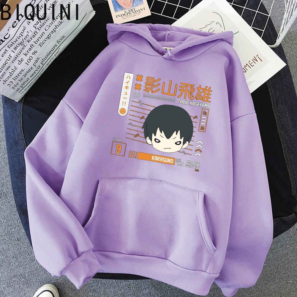 Áo Hoodie Dáng Rộng In Họa Tiết Anime Dễ Thương Thời Trang Unisex