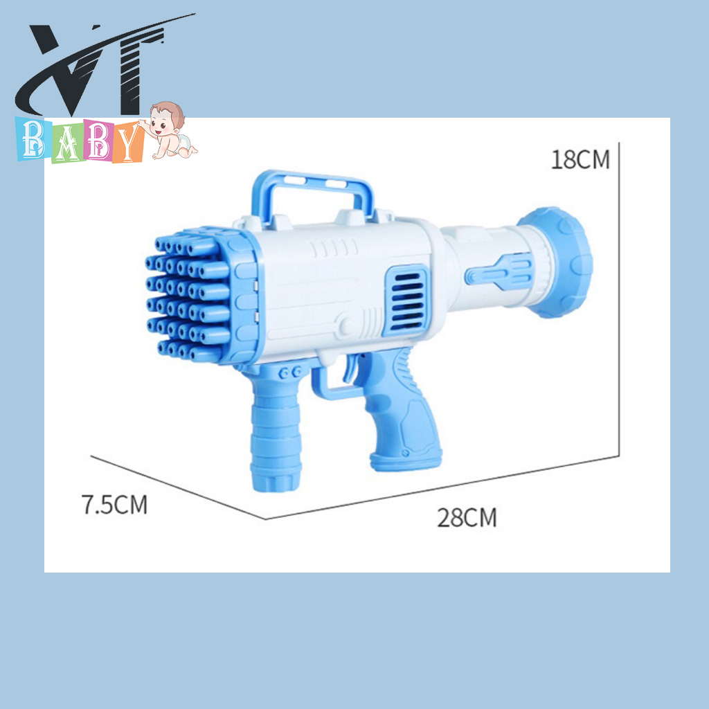 Súng Bắn Bong Bóng Xà Phòng 32 Nòng Cao Cấp