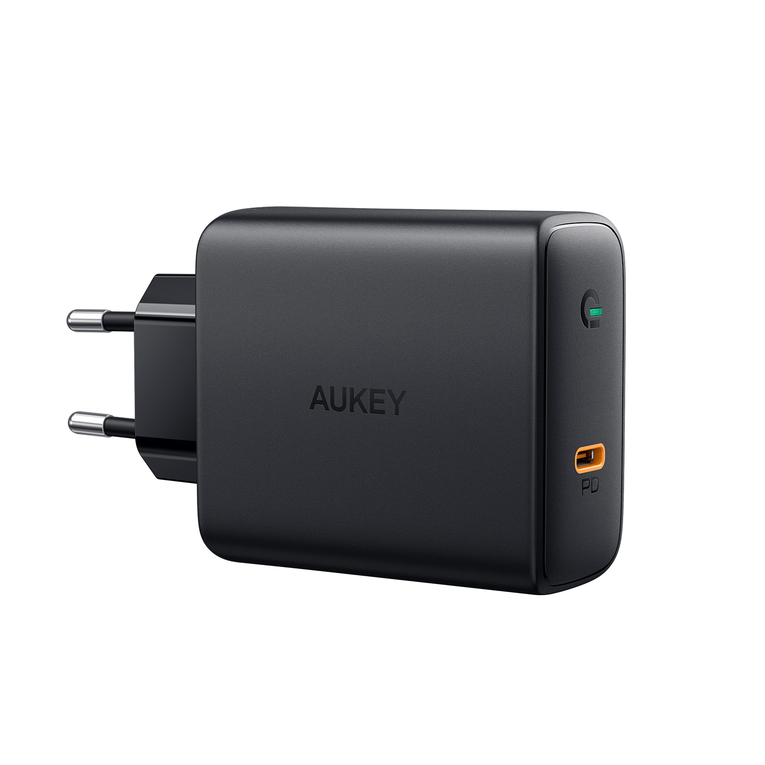 Cốc Sạc Type C AUKEY PA-D4 Power Delivery 60W Sạc Macbook Pro Tích Hợp Công Nghệ GaNFast - Hàng Chính Hãng