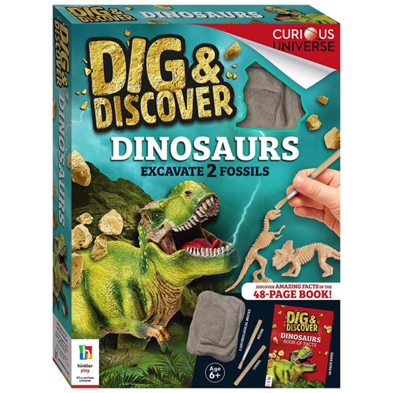 Sách Dig & Discover Dinosaurs Kit