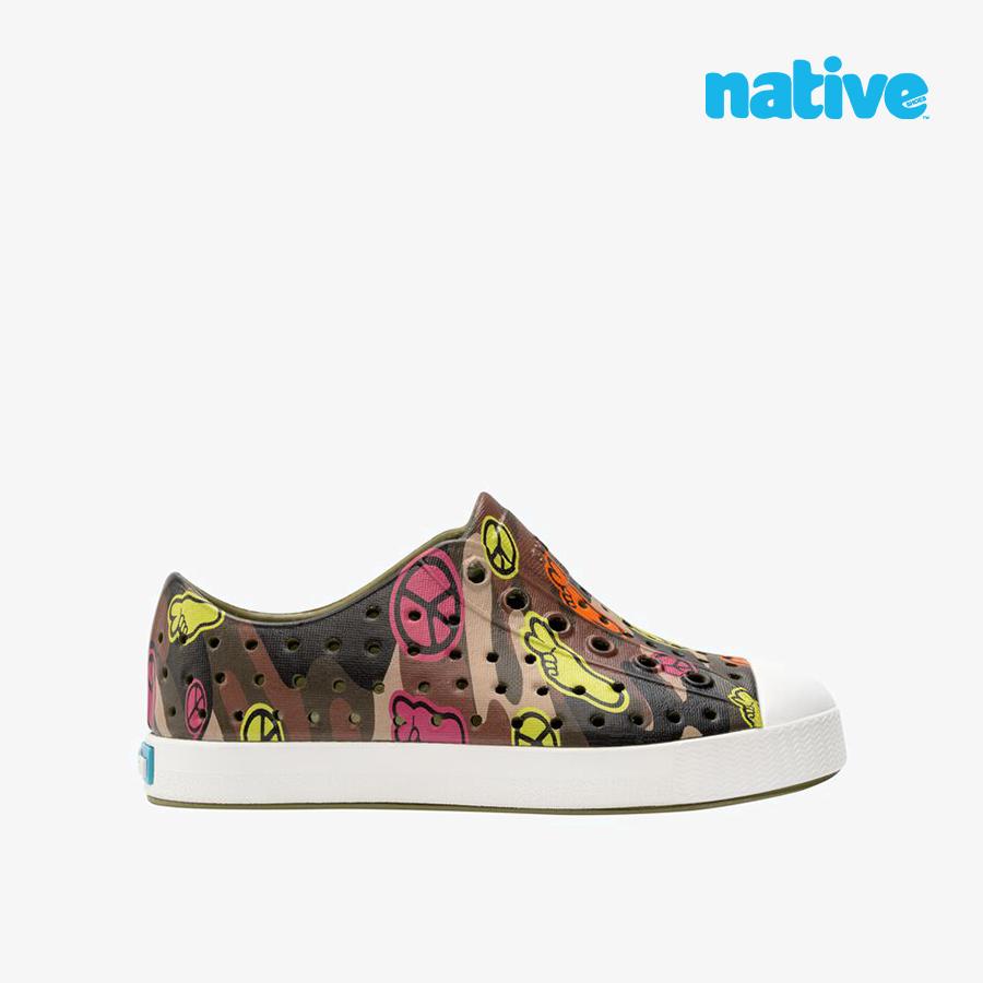 Giày Lười Trẻ Em Unisex NATIVE Jefferson Print Child