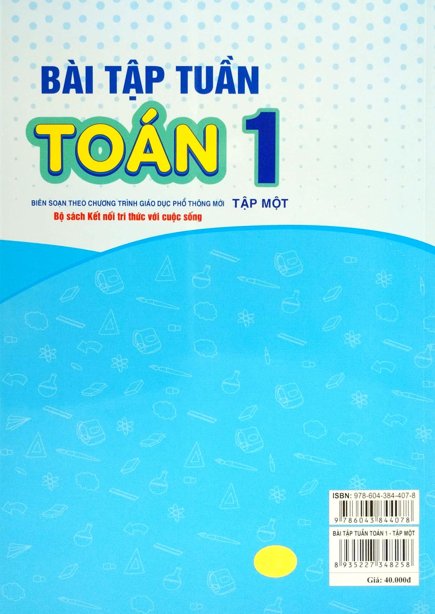 Bài Tập Tuần Toán 1 - Tập 1