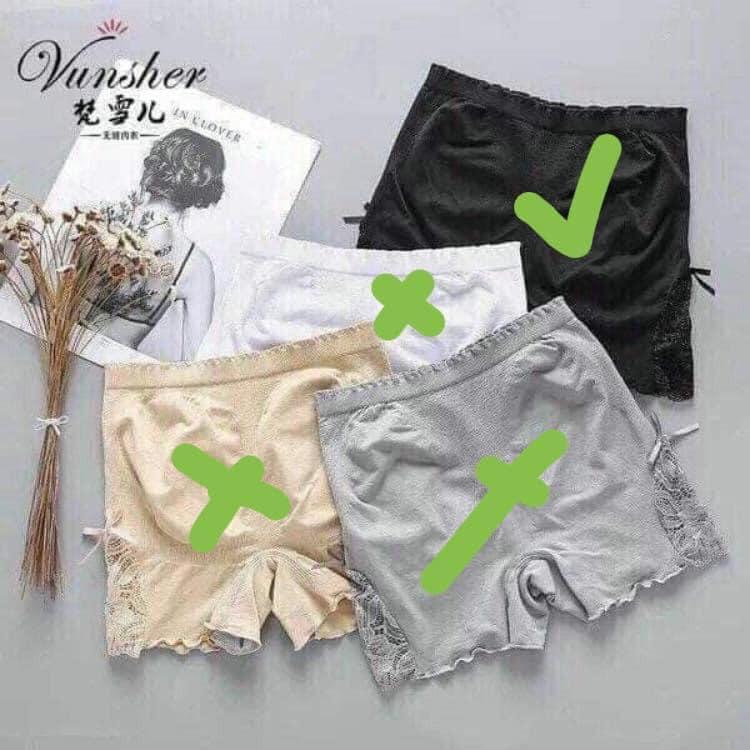 QUẦN LÓT ĐÙI MẶC VÁY NÂNG MÔNG -CHỐNG VIÊM -CHỐNG BÍ