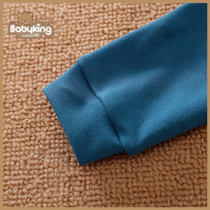 BodySuit giáng sinh noel cho bé,áo liền quần kiểu khủng long tay áo xanh dương nhạt đáng yêu,ngộ nghĩnh,Aiueo Nhật