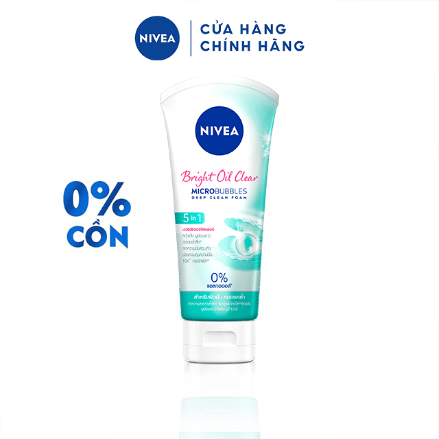 Sữa rửa mặt NIVEA White Oil Clear giúp trắng da sạch nhờn - 84951
