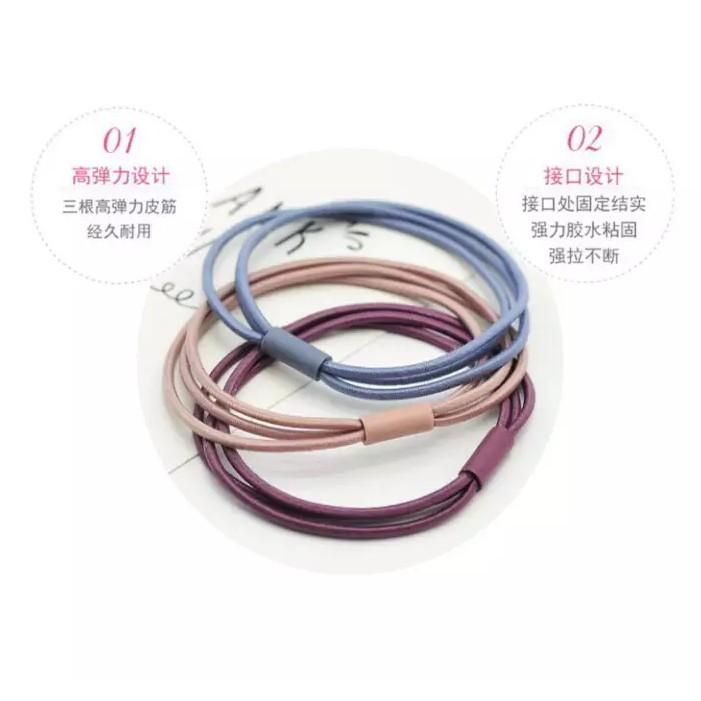 BỘ DÂY CỘT TÓC HOA 3 SỢI