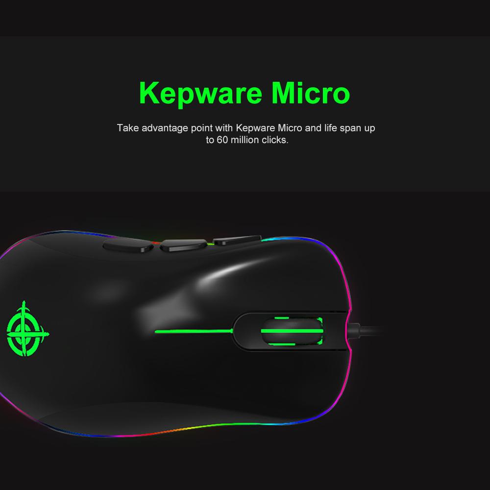 Chuột chơi game có dây MAGIC-REFINER MG10 RGB Light. Chuột chơi game chuyên nghiệp 12400DPI