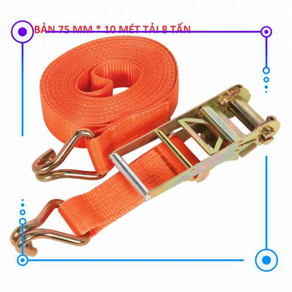 Dây Cảo Chằng Hàng Tăng Đơ bản 50mm x 10 Mét 3000kg