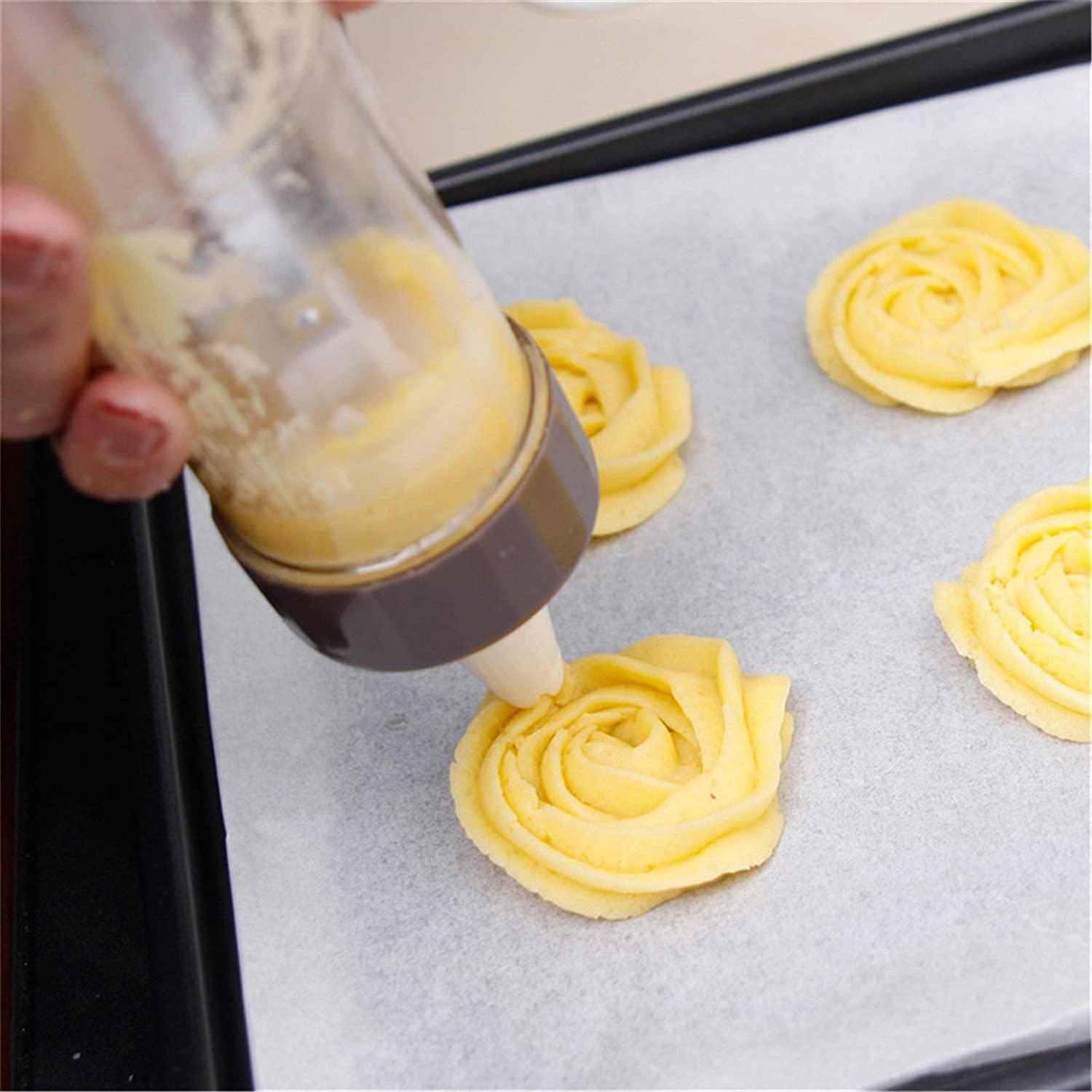 Nhấn bằng lục khẩu lục Churros Churros icing Sockets Trang trí bút với đĩa và vòi trang trí bánh