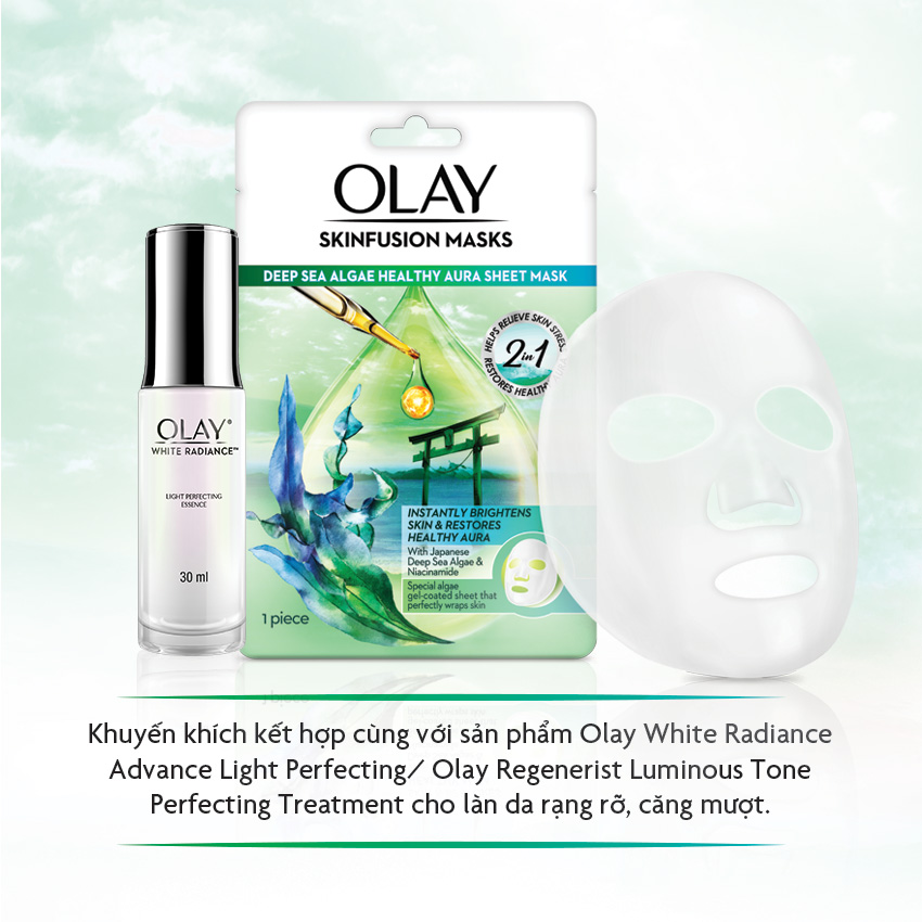 Mặt Nạ Dưỡng Da Olay Tinh Chất Tảo Biển