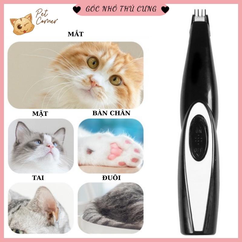 Tông đơ cắt tỉa lông bàn chân, lông mắt, lông tai cho chó mèo