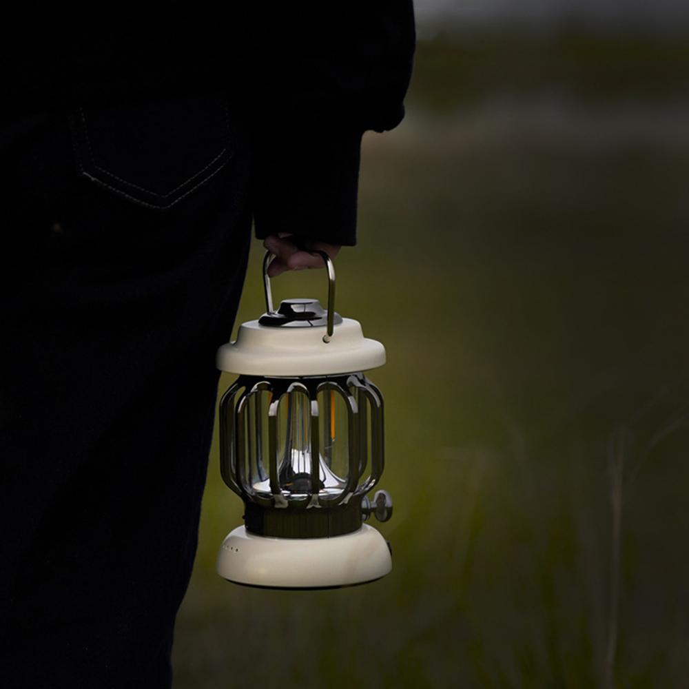 Đèn Lồng Cắm Trại Mini Usb Với Ánh Sáng Trắng Cam Ấm Áp Ipx4 Chống Nước