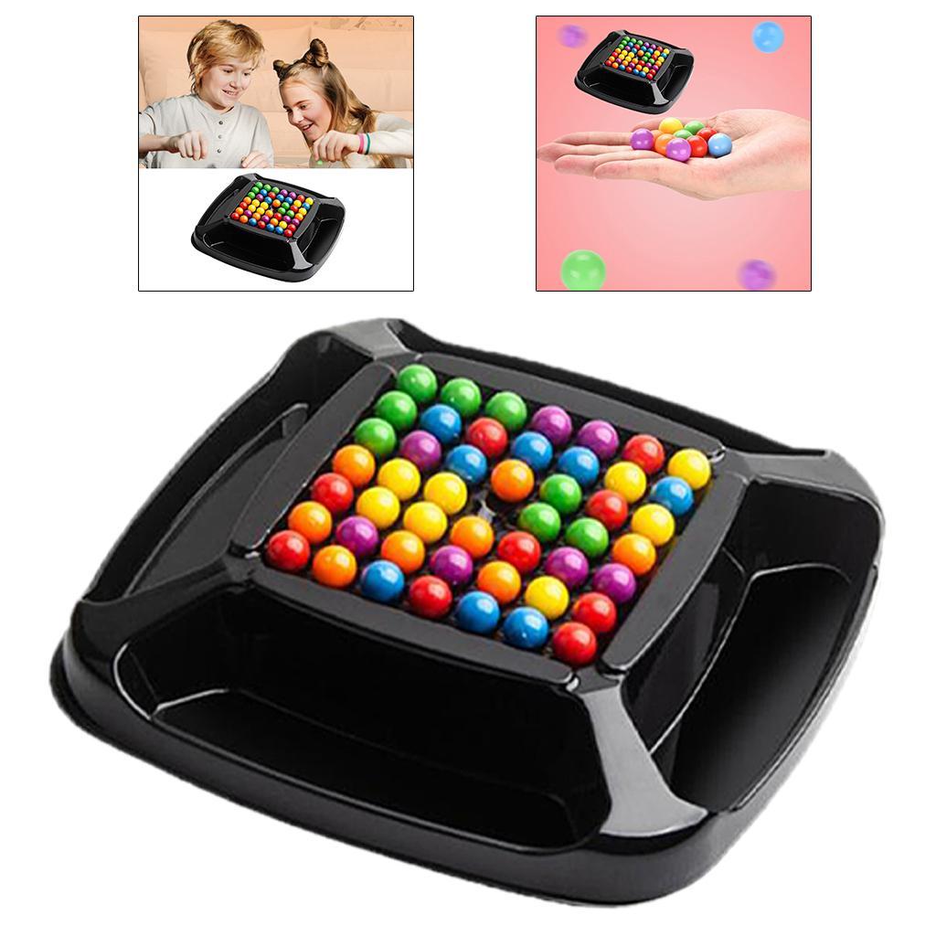 Colorful Rainbow Beads Toys Color Matching Puzzle Chess Game