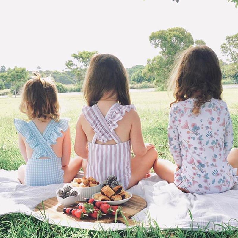 HH Bé Gái Đồ Bơi Trẻ Em Mùa Hè Áo Bơi Một Mảnh Mũ Bơi Cho Bé Gái Quần Áo Trẻ Em Gái Bơi Đào Tạo Phù Hợp Với