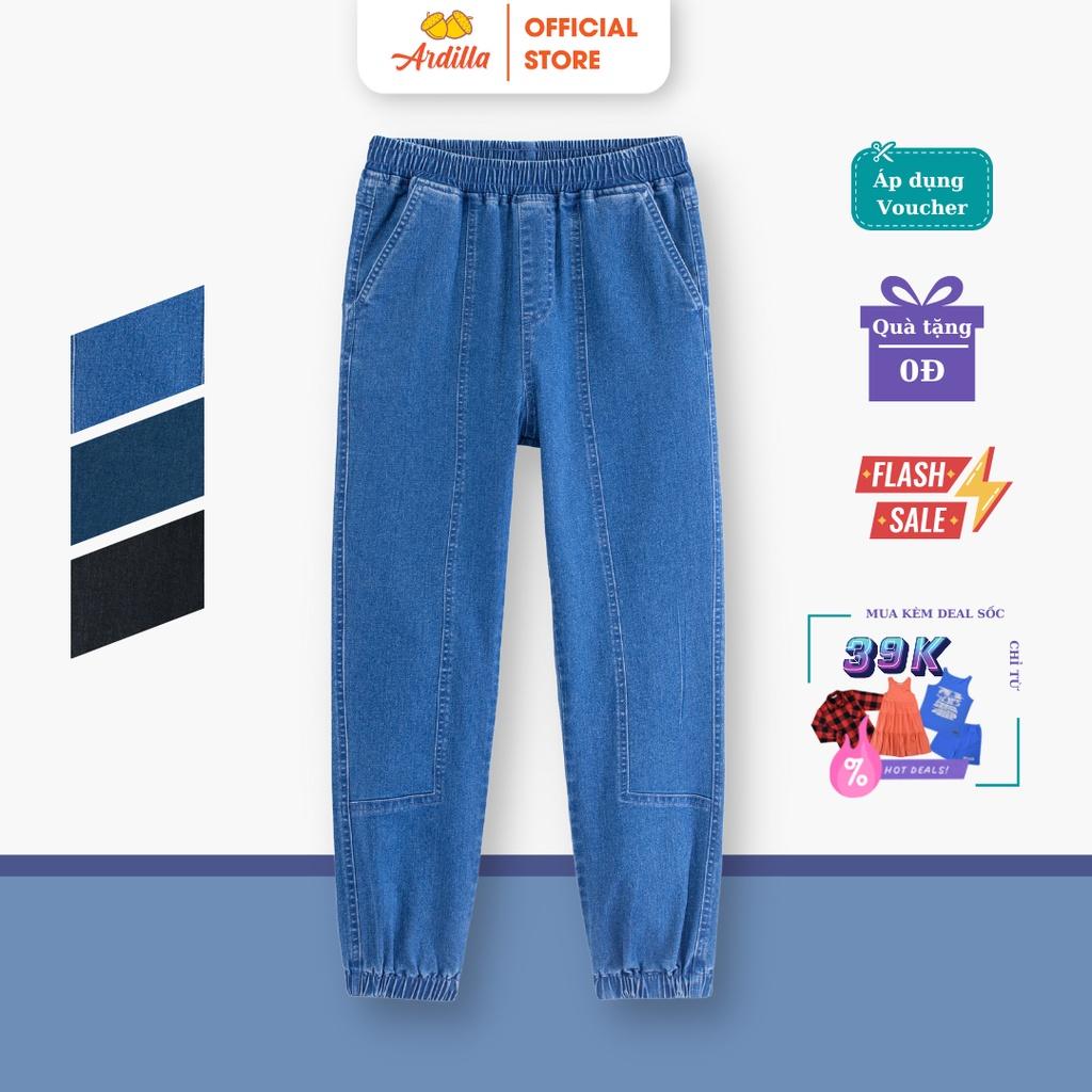 Quần Jogger Jean Bé Trai & Bé Gái ARDILLA Chất Liệu Jean Mềm Mại Co Giãn Thoải Mái Vận động Từ 6-15 Tuổi 7401-7402-2102