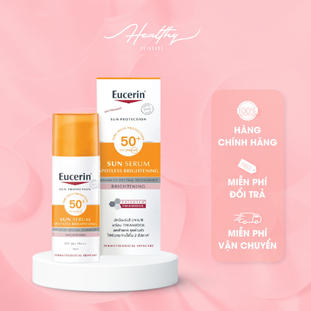 Kem chống nắng giúp dưỡng trắng da Eucerin Double SPF 50+