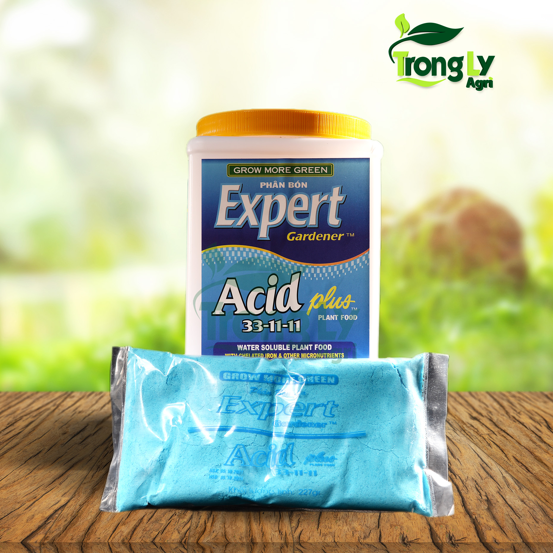 Phân bón lá cao cấp cao Grow More 33-11-11+TE Acid Plus Plant food nhập khẩu Malaysia