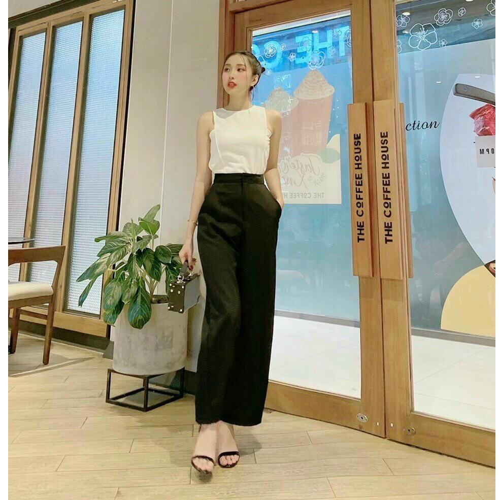 SÉT BỘ QUẦN ỐNG ỘNG ÁO KHÔNG TAY CỰC XINH THUN COTTON THÁI THOÁNG MÁT