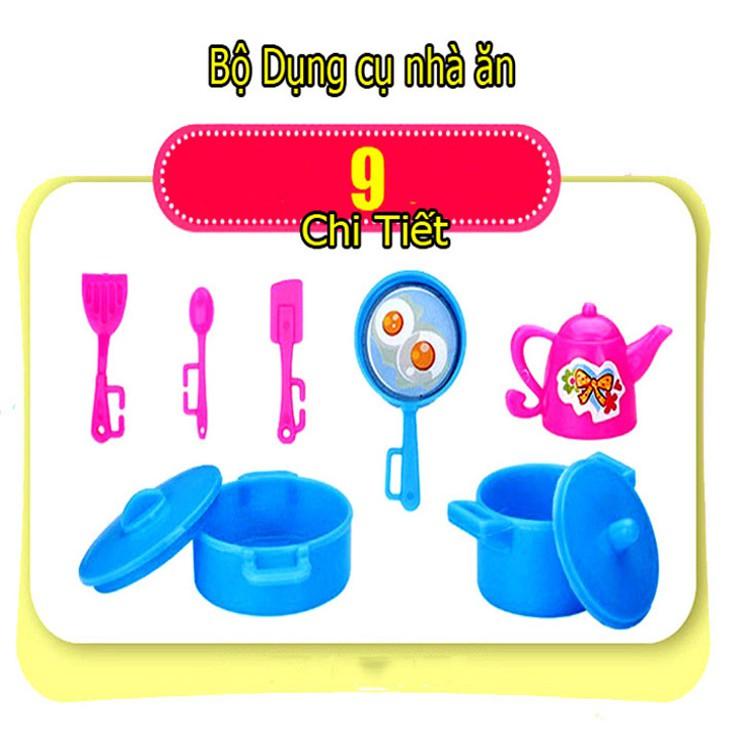 Bộ Phụ Kiện 98 Chi Tiết Thời Trang + Tặng 02 Búp Bê Chibi