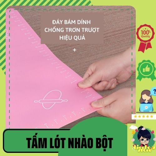 Tấm Lót Nhào Bột Cán Bột Làm Bánh Bằng Silicone Chống Dính HH0041