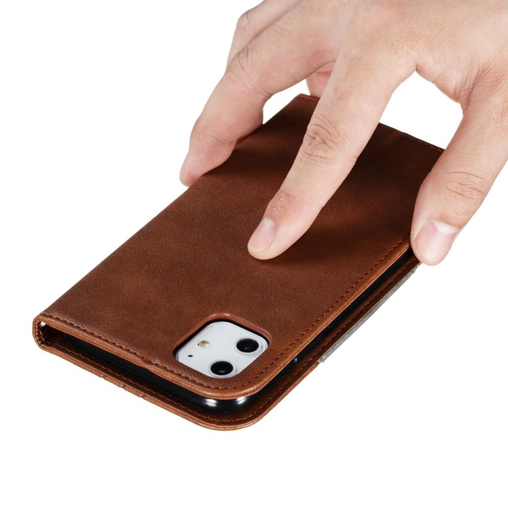 Ốp lưng da ví gập cho Apple iPhone 11 Pro Max iPhone X XS Max XR iPhone 8 Plus iPhone 7 Plus SE2