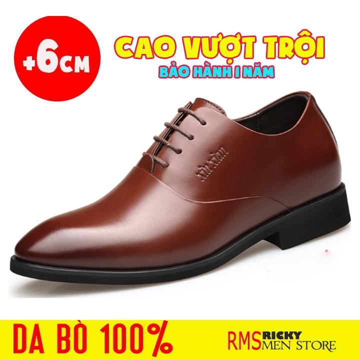 GIÀY TÂY CÔNG SỞ NAM TĂNG CHIỀU CAO 6CM RICKYMEN M-13