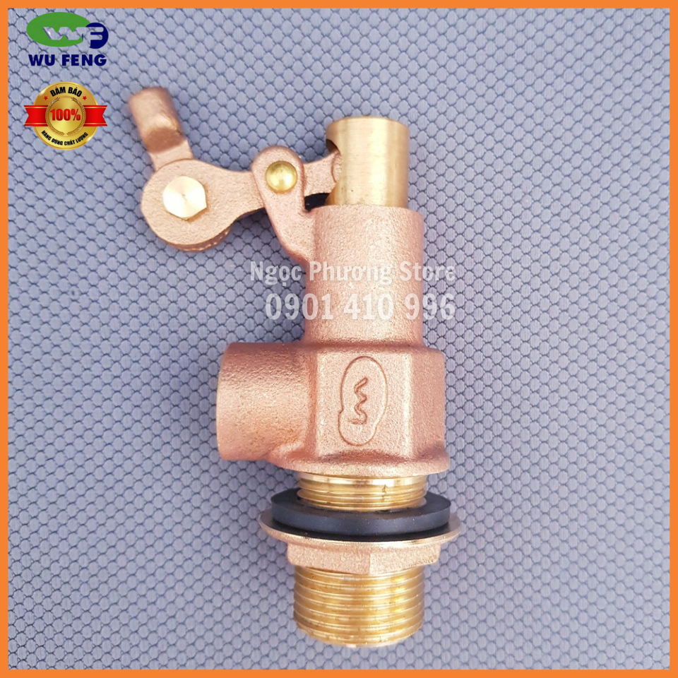 Van Phao Cơ Đồng Điều Chỉnh WUFENG Chống Tràn Bồn Ren 21mm, 27mm, 34mm WF331