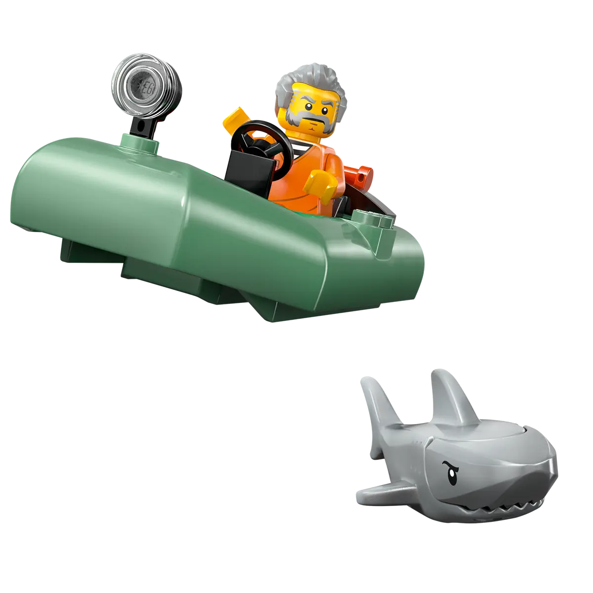 Đồ Chơi Lắp Ráp Tàu Cảnh Sát - Truy Bắt Tội Phạm - Lego City 60456 (264 Mảnh Ghép)