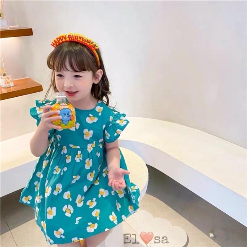 |FAMARAL2 giảm 10k cho đơn 50k|Váy cánh tiên quả trứng xanh cho bé gái