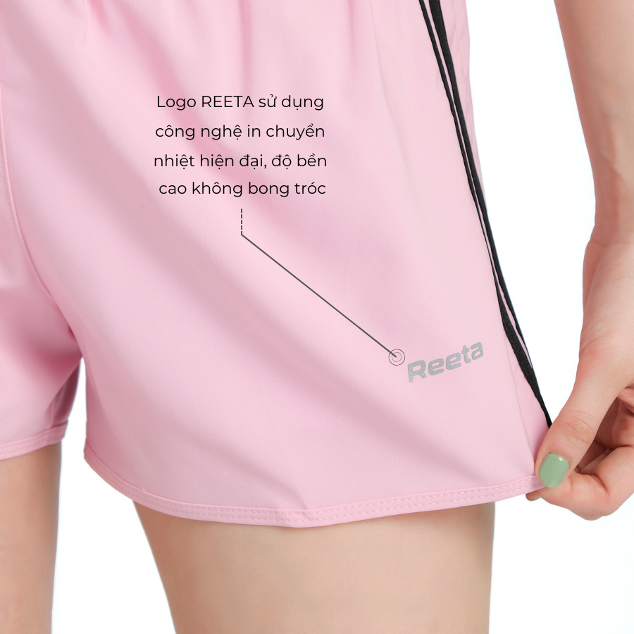 Quần short thể thao nữ REETA, lưng quần bo chun tiện lợi, nhiều màu sắc thời thượng - A1991