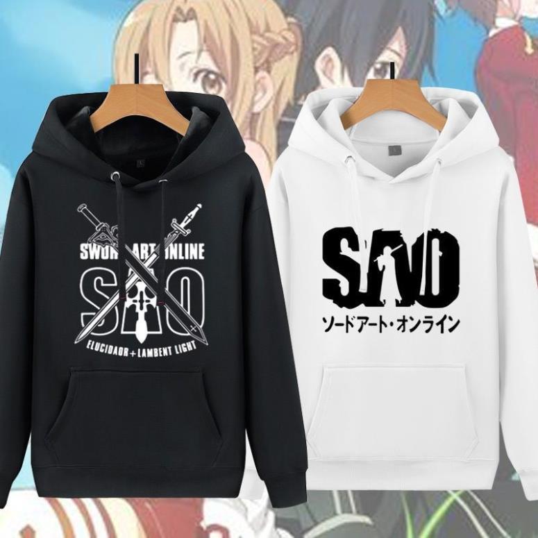 SALE- Áo Hoodie Nỉ Ấm Anime Sword Art Online Nam Nữ '- áo cực chất