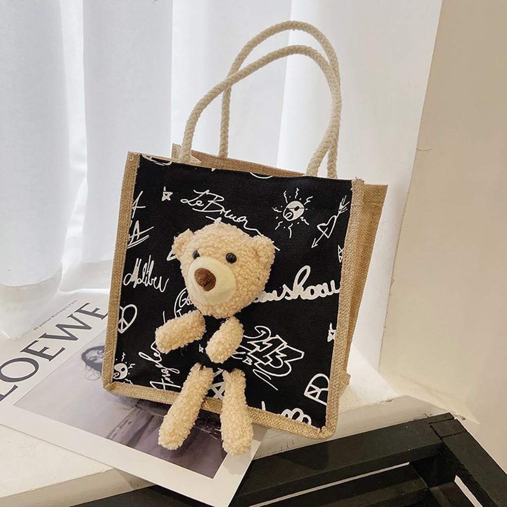 Túi cói mini đi biển nữ đẹp thời trang cá tính dễ thương cute phong Vintage TV05