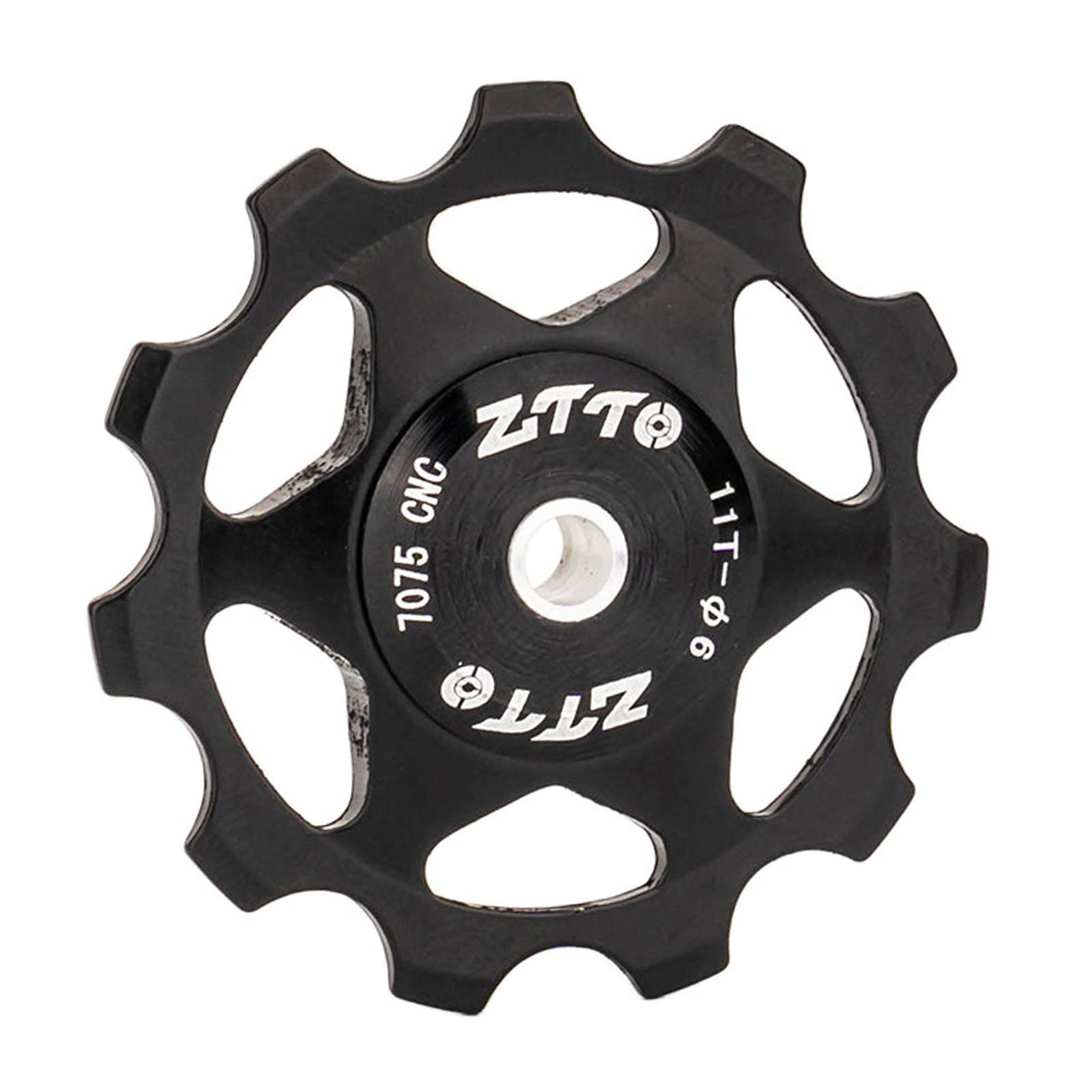 Bike Rear Derailleur Pulley Jockey Wheel Aluminum Alloy Ultralight Universal Bike Accessories Parts BMX Components Road Bike Pulleys Bearing