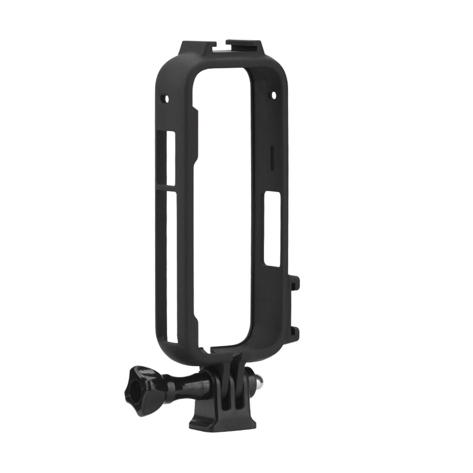 Durable Action Camera Protection Frame Housing Case with 1/4 Adapter Mount Drop Resistant Sports Camera Cage for One x3 Replacement