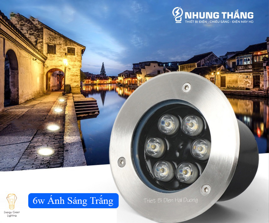 Đèn LED Âm Đất AD-763 - Công Suất 6w,9w -Chống NướcIP67 - Có Video