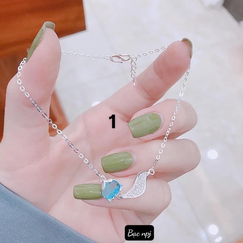 Lắc chân Bạc Ta , Các mẫu Lắc chân Npj️ SIÊU HOT ️cho nữ- Bạc Npj
