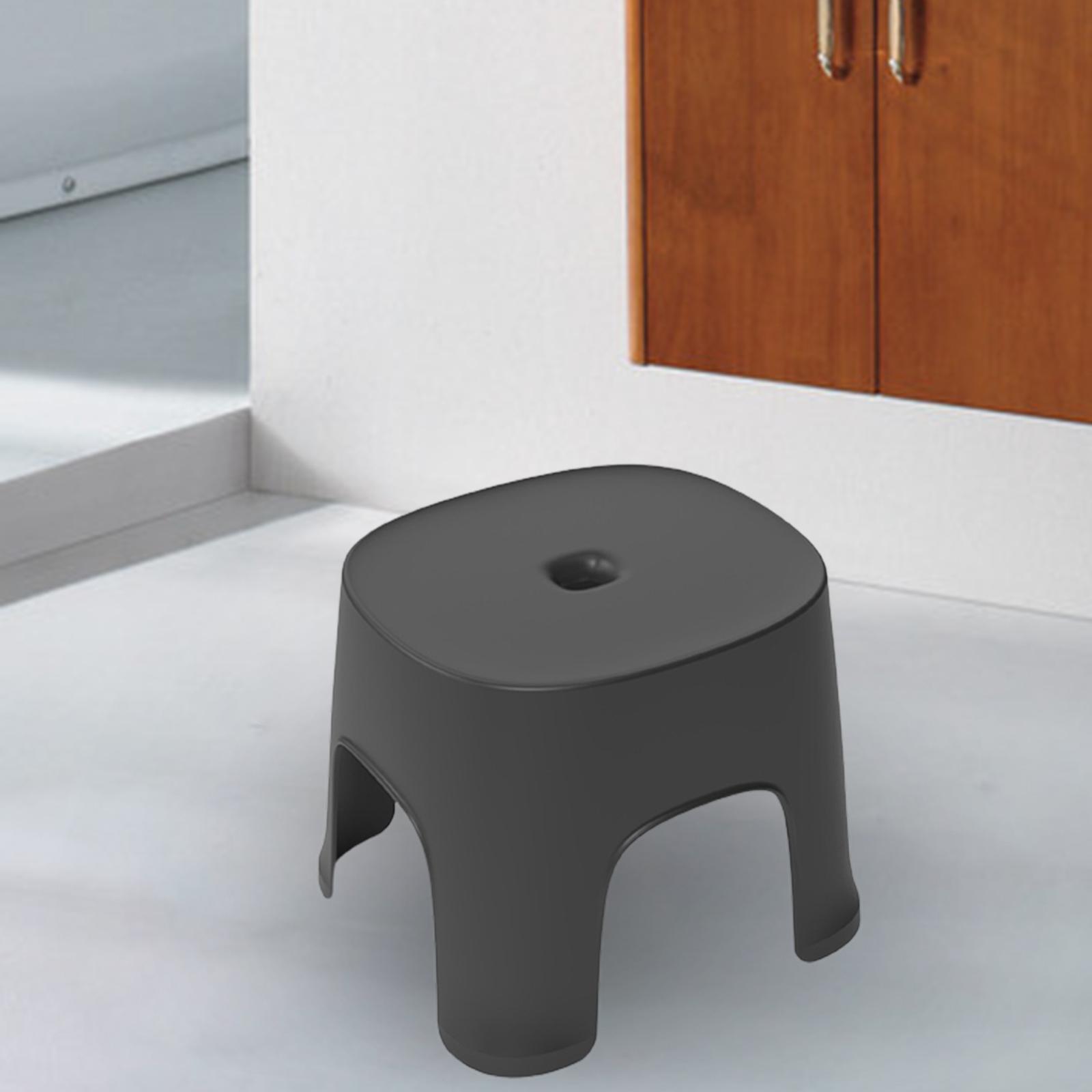 Bathroom Stool Sturdy Portable Small Stool for under Desk Living Room Office