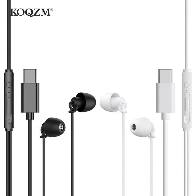 Tai Nghe Ngủ Chống Ồn Có Mic Tai Nghe Nút Điều Khiển Chống Gập Tai Nghe Gia Đình Đơn Type-C Trắng Màu sắc: Loại 6