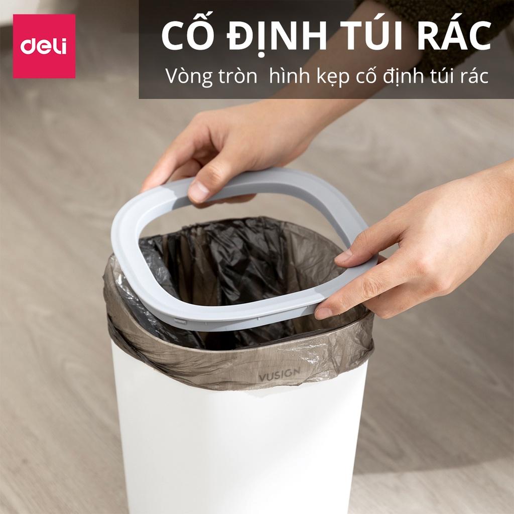 Thùng Rác Cố Định Túi Rác Sọt Rác Nhựa Nguyên Sinh Hạn Chế Mùi Hôi Tiện Lợi Tiết Kiệm Không Gian Cho Văn Phòng Nhà Bếp - 1104